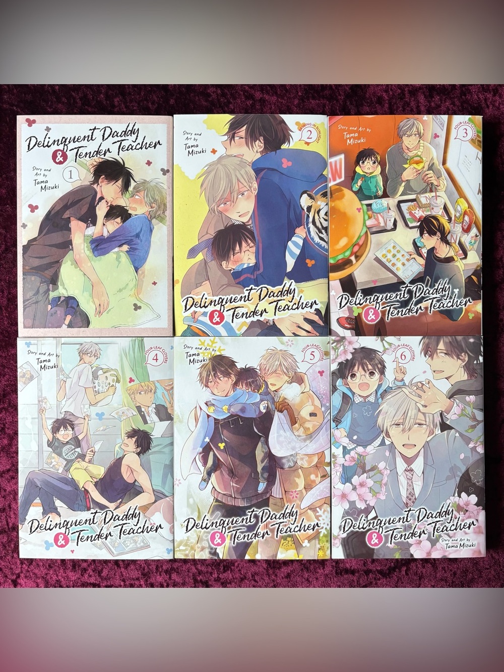 Delinquent Daddy & Tender Teacher Complete Manga series